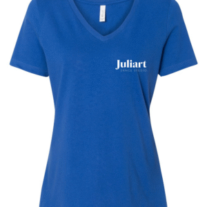 Women’s Relaxed Jersey V-Neck Tee True Royal - 6405