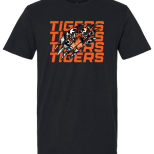 Detroit Tigers Claw Mark Graphic Tee – Bold & Clean Tiger Design Shirt