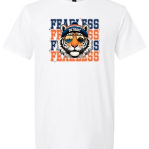 Detroit Fearless Tiger Graphic Tee – Bold Streetwear Style Shirt