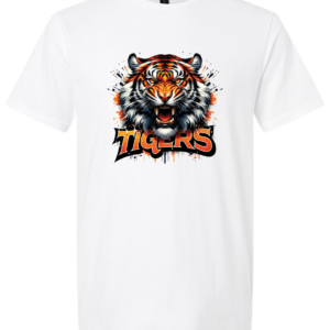 Detroit Tigers Fierce Tiger Graphic Tee – Bold Roaring Tiger Design